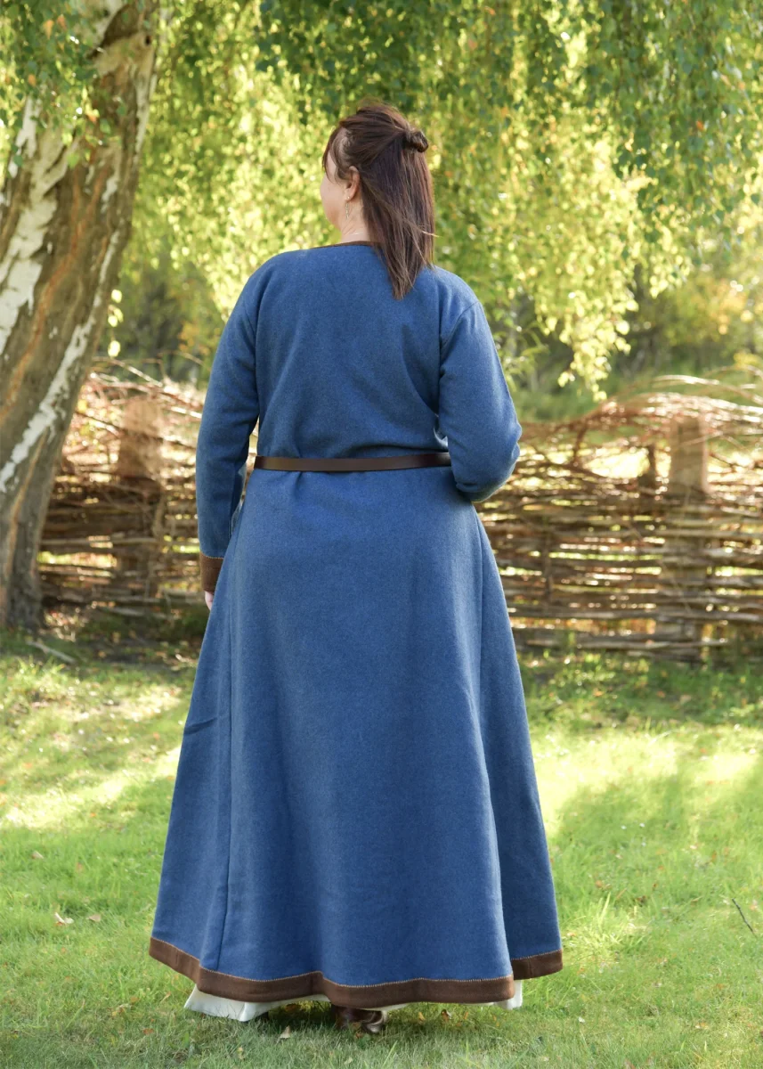Wollen Vikingjurk Lykka, blauw-bruin - Image 4