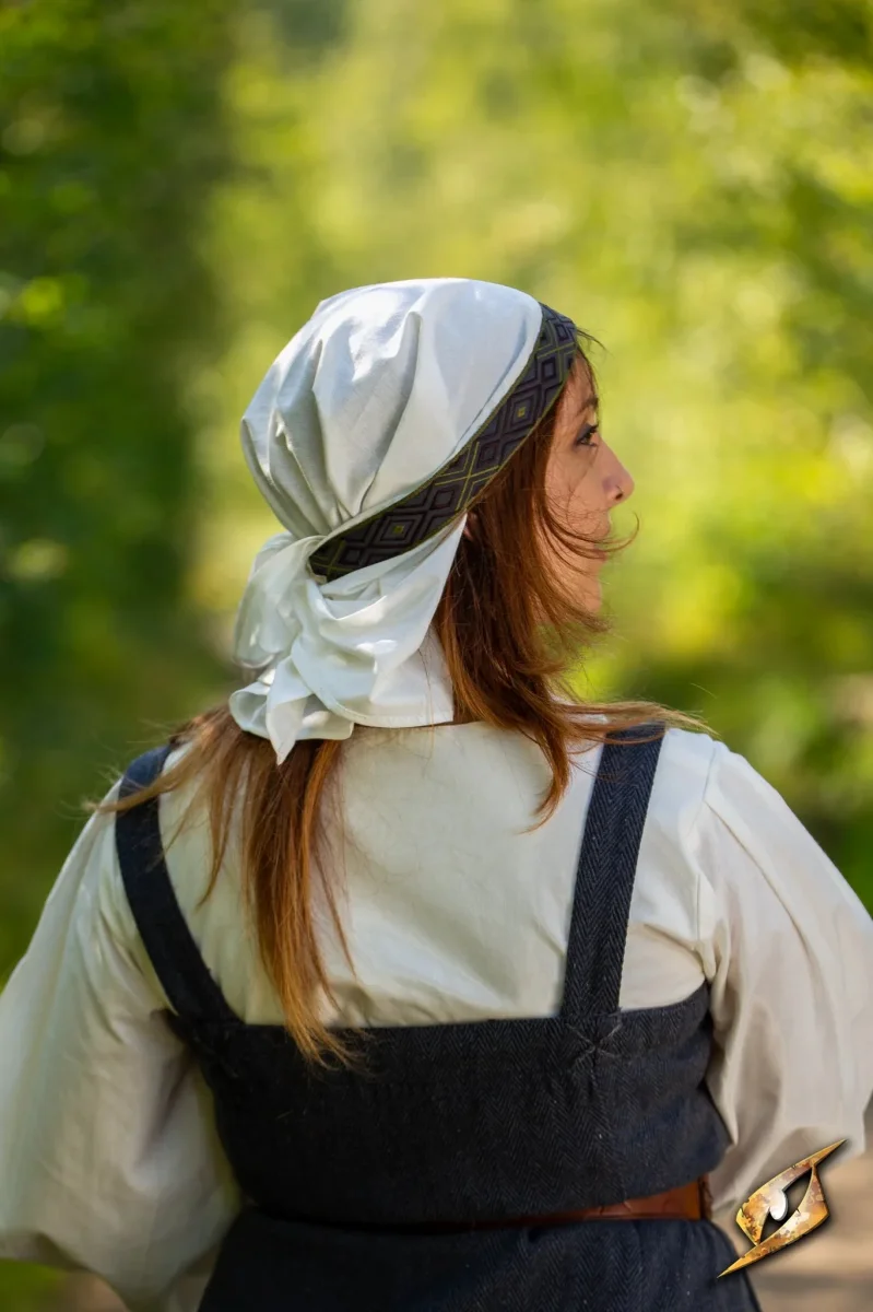 Hoofddoek Estrid, wit - Image 3