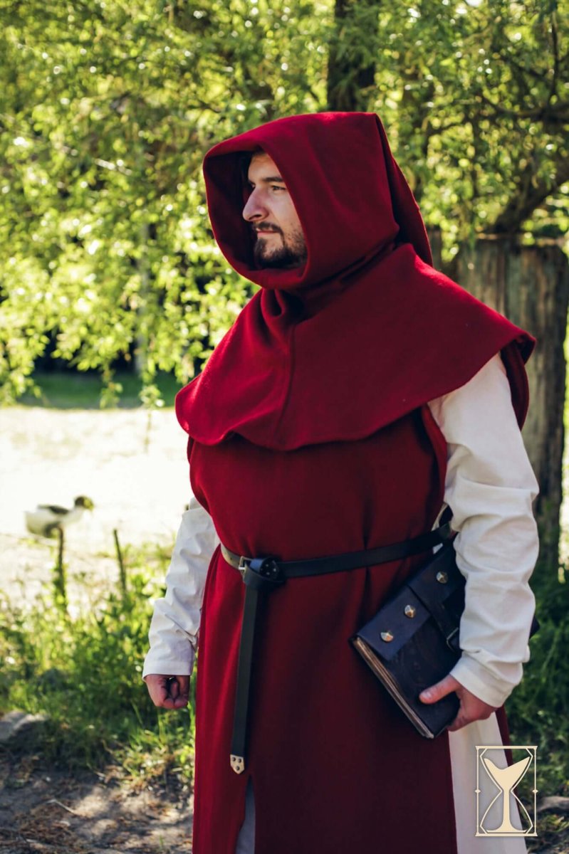 Kaproen Giovanni, wol, rood - Image 3