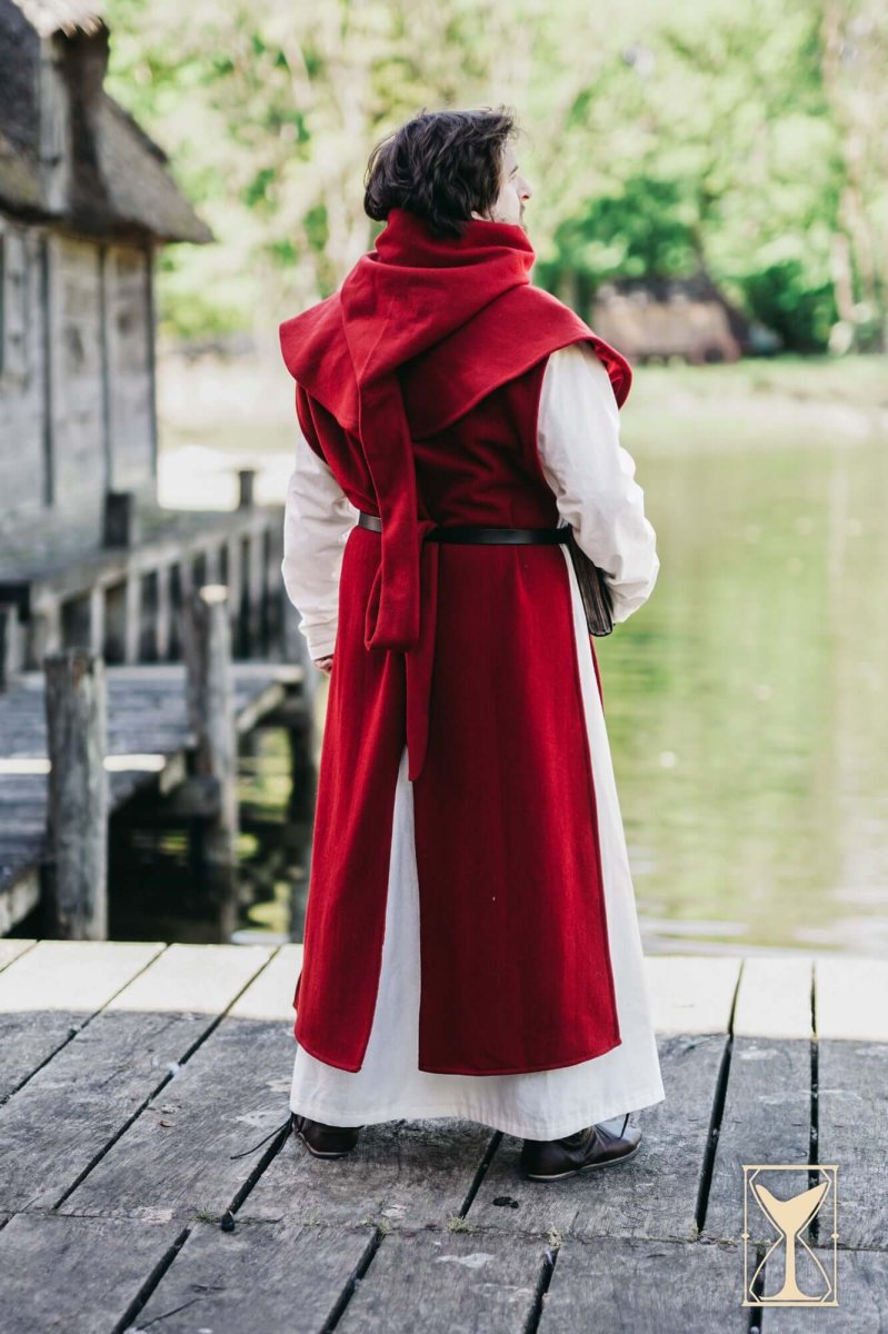 Kaproen Giovanni, wol, rood - Image 5