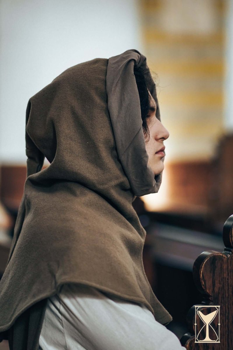 Kaproen Giovanni, wol, bruin - Image 5