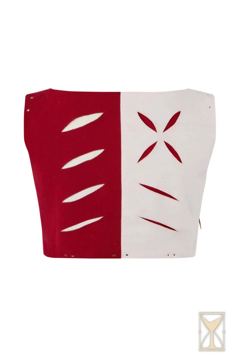 Landsknecht doublet Götz, wolmix, rood en wit - Image 8