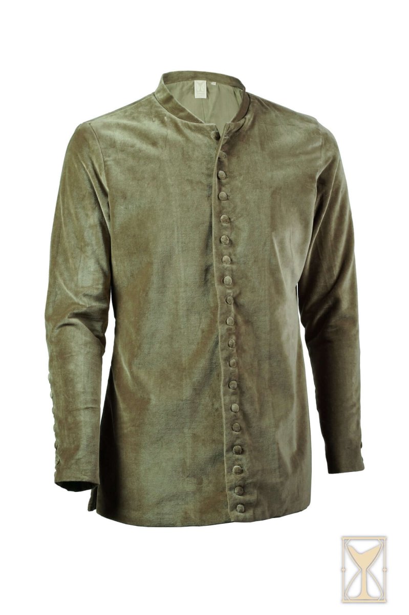 Cotehardie Bonifacio, fluweel, groen - Image 8
