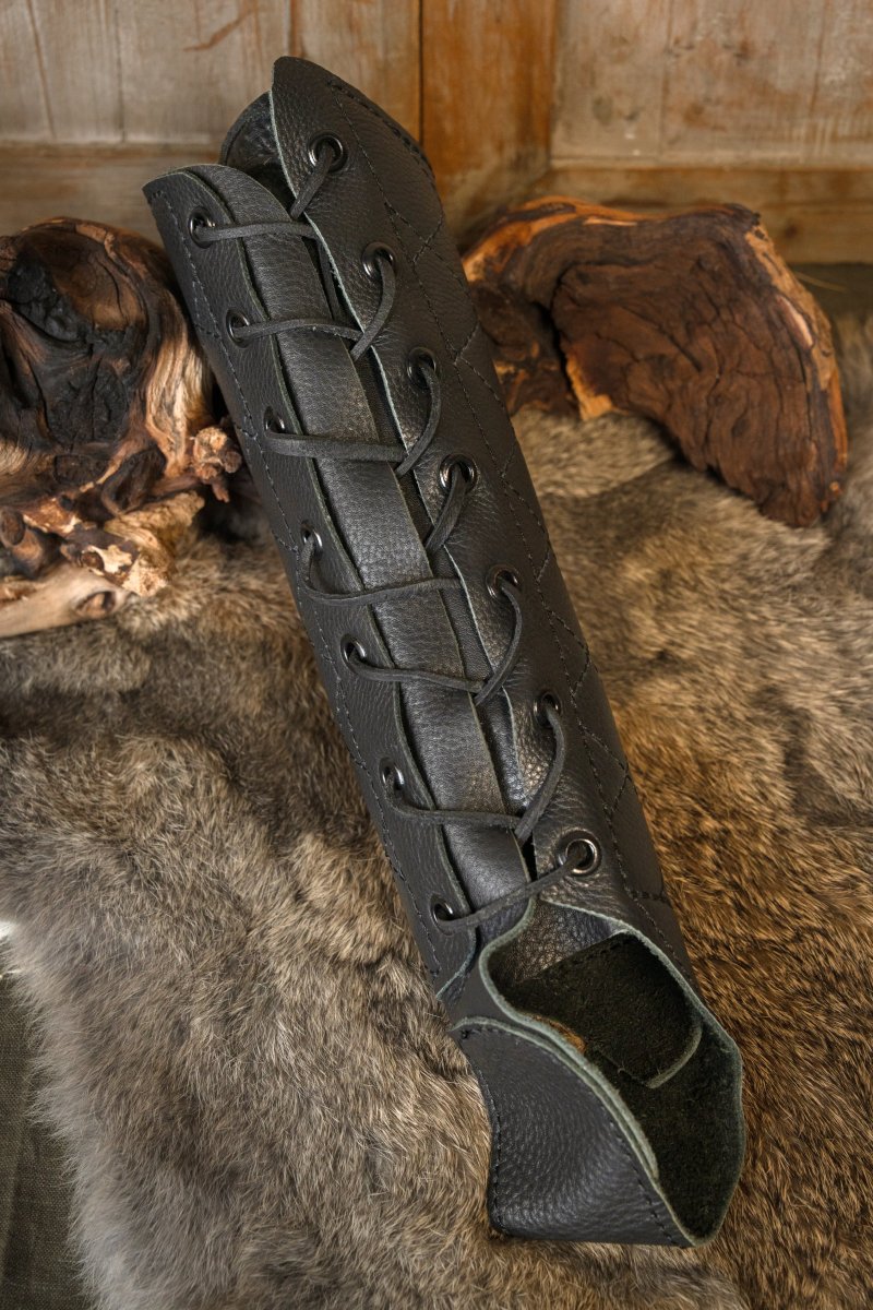Boogschutter bracer linkerhand, zwart - Image 4