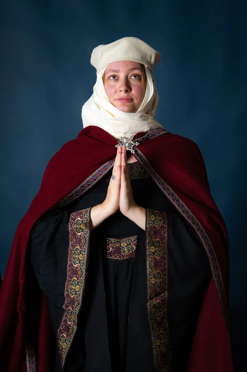 Bliaut Eleonora, zwart - Image 3