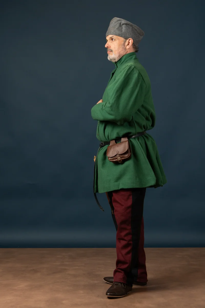 Houppelande Lorenzo, wolmix, groen - Image 7