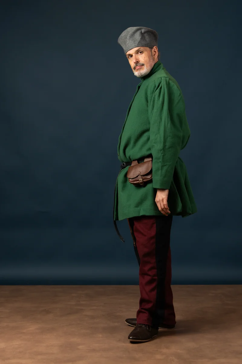 Houppelande Lorenzo, wolmix, groen - Image 6