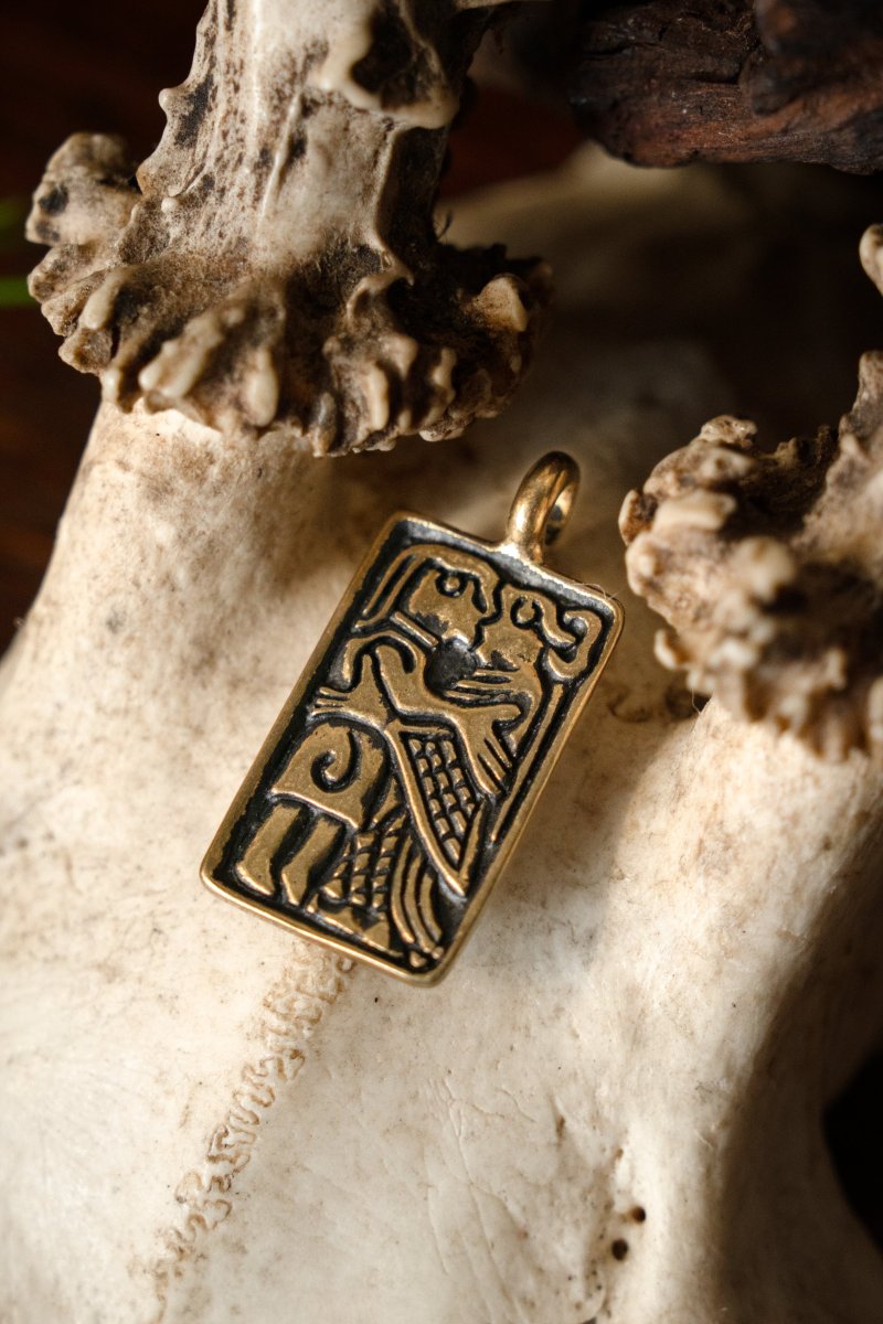 6e eeuws liefdesamulet, brons - Image 4
