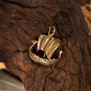 Bronzen Vikingschip, messing