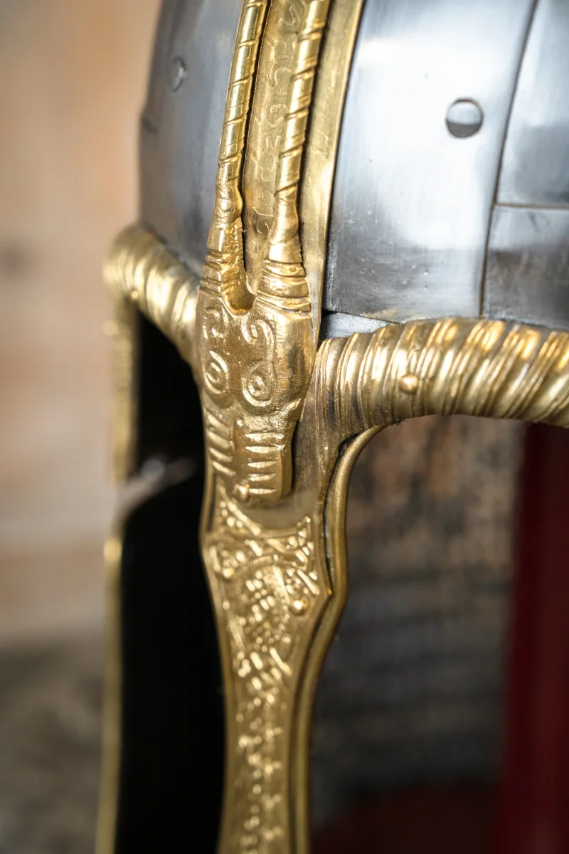 Coppergate helm, 1.6 mm, geklonken aventail - Image 3