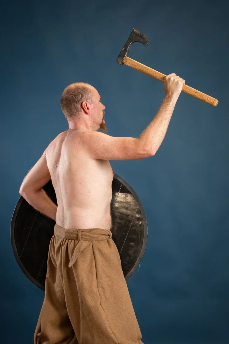 Broek Offnir, zand, wolmix - Image 4
