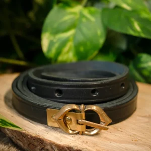 15e eeuwse riem Warwick, zwart, 151 cm