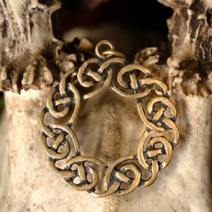 Amulet Keltische krans, brons