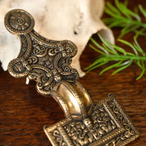 Angelsaksische fibula Isle of Wight, brons