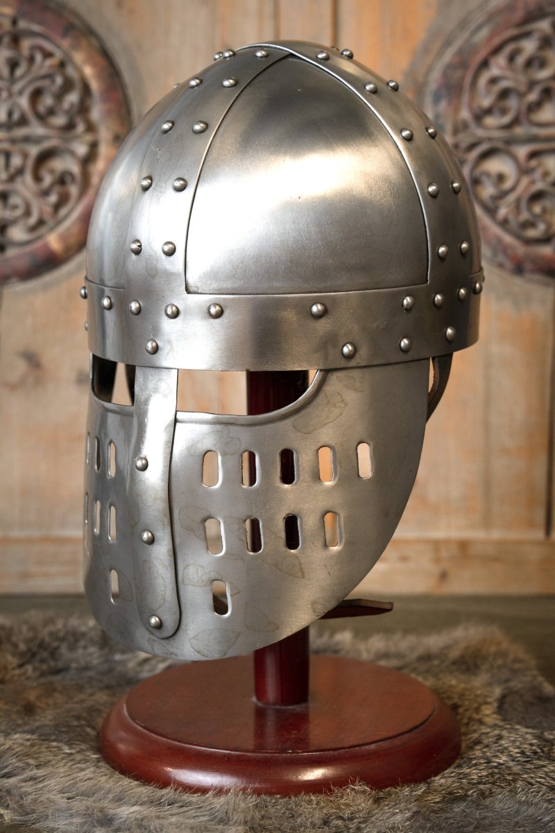 Middeleeuwse tempeliers helm Peter, 1.2 mm - Image 5
