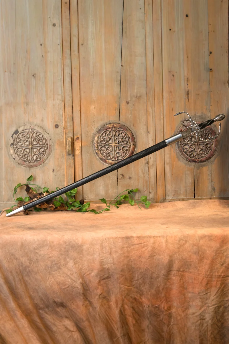 Brandenburg rapier met graveringen, semi-scherp - Image 6