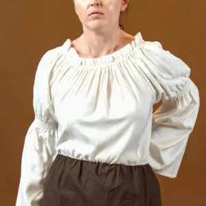Renaissanceblouse, wit