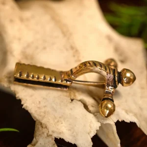 2e eeuwse Romano-Germaanse fibula, messing
