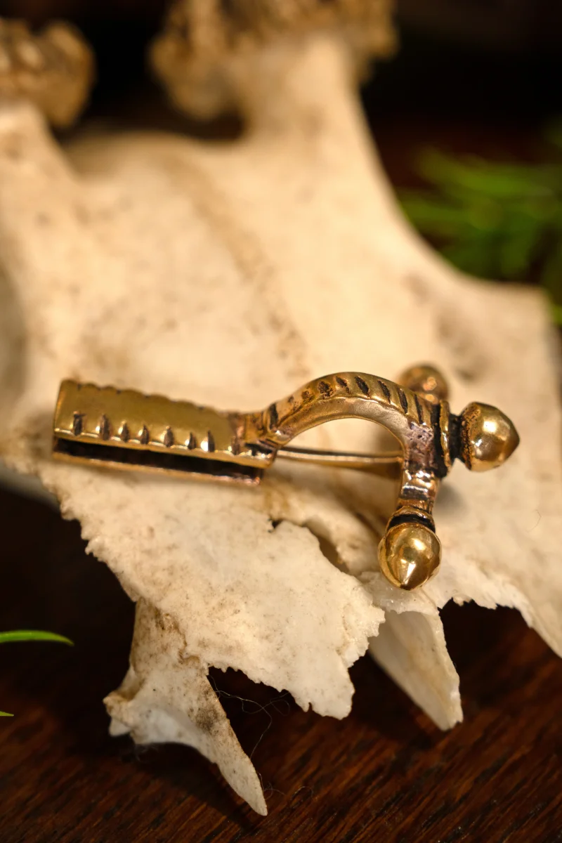 2e eeuwse Romano-Germaanse fibula, messing - Image 2