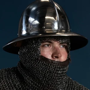 Ketelhoed 14e-15e eeuws, 2 mm (battle-ready)