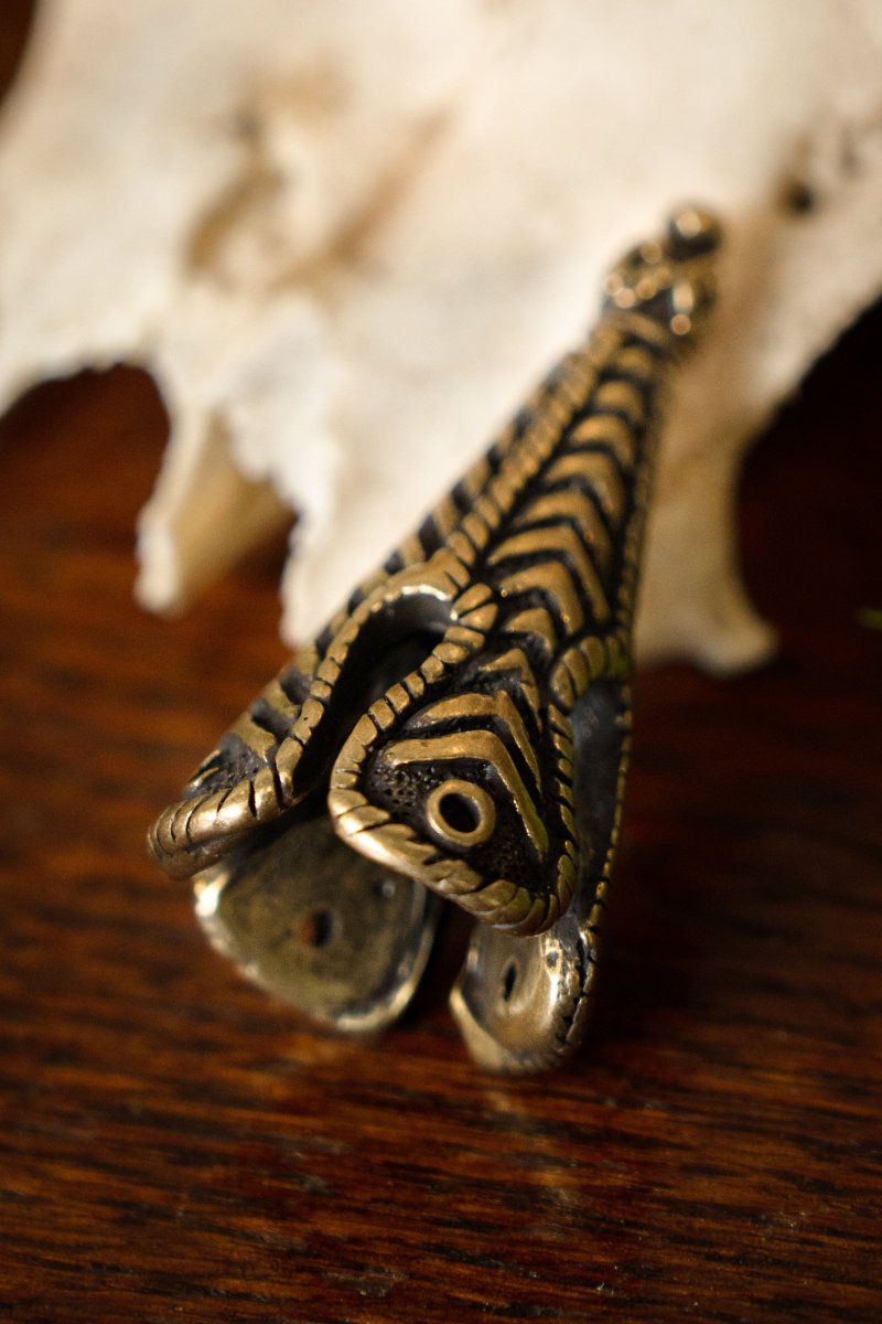 Birka mutsdecoratie, bronskleurig - Image 4