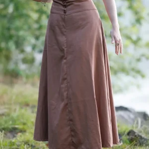 Rok Hannah, zandkleurig