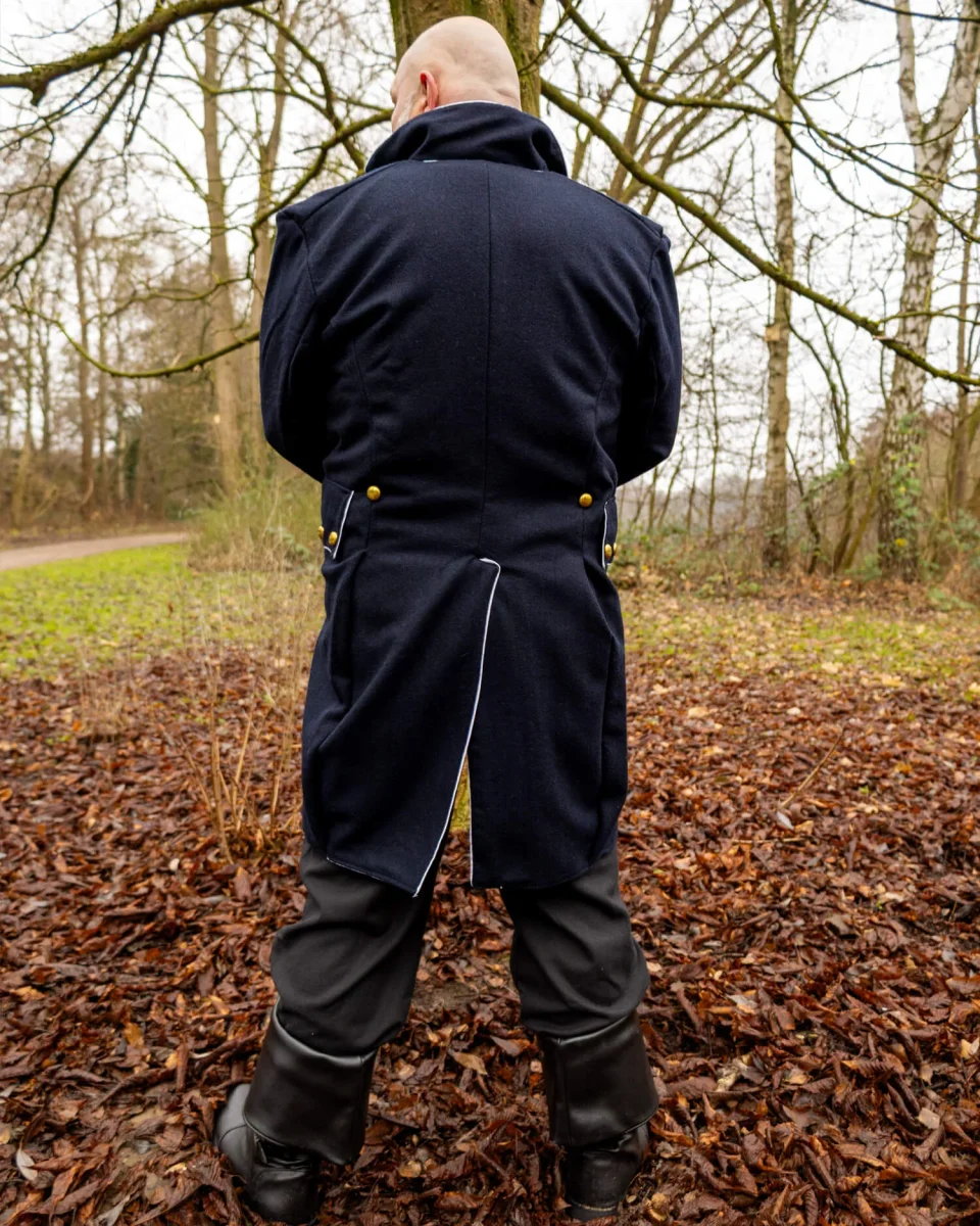 Luitenantsjas Horton, frock coat, marineblauw - Image 5