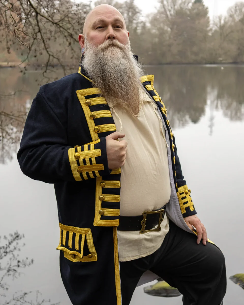 Admiraalsjas Nelson, frock coat, donkerblauw