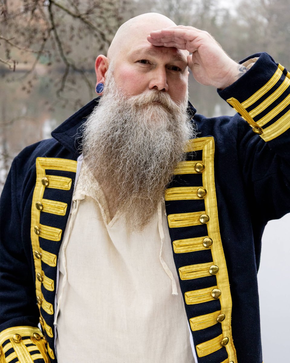 Admiraalsjas Nelson, frock coat, donkerblauw - Image 4