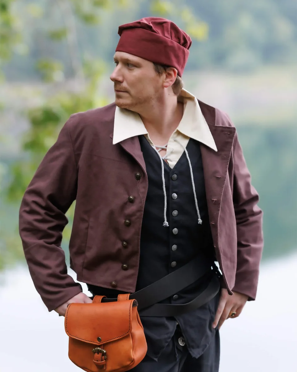 Vroege pea jacket, bruin