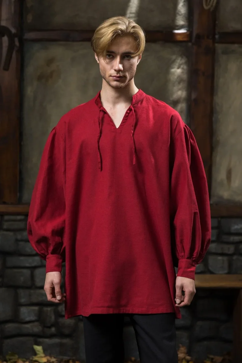 Landsknecht hemd Ernst, rood - Image 2