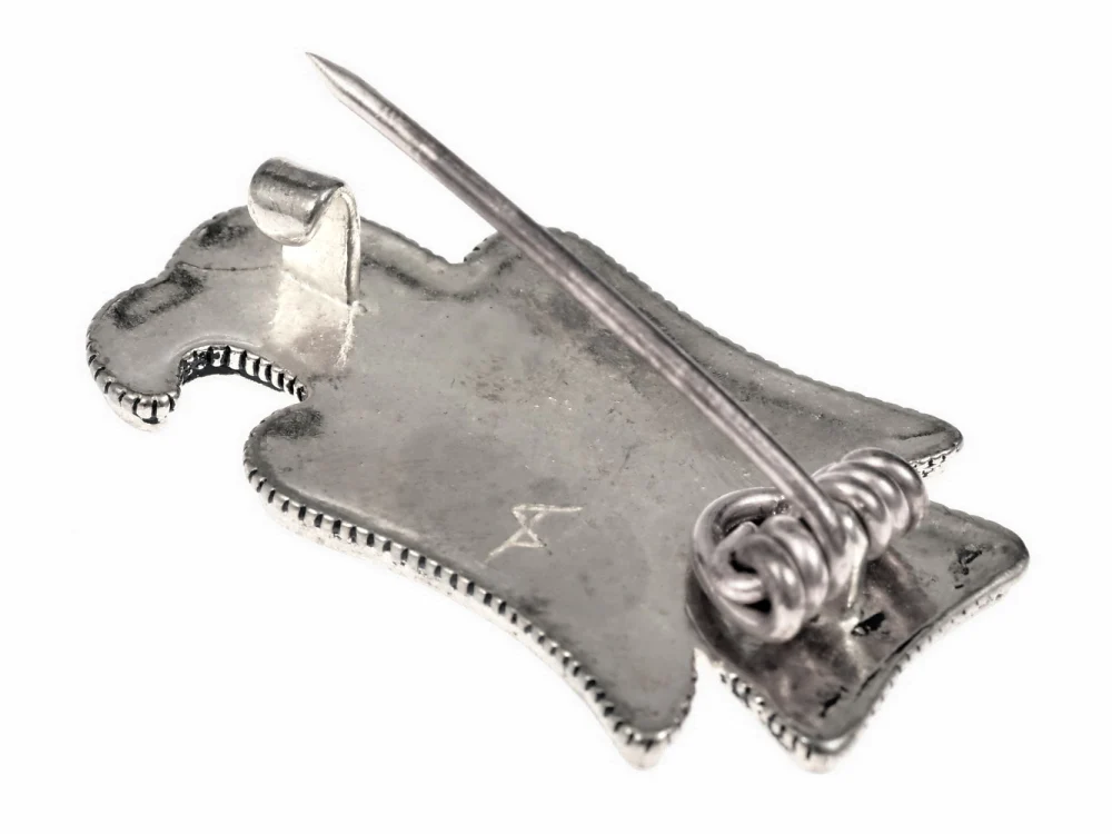 Oostgotische adelaarsfibula, links, brons - Image 5