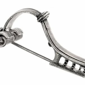 Germaanse rolkapfibula, Putensen, verzilverd brons