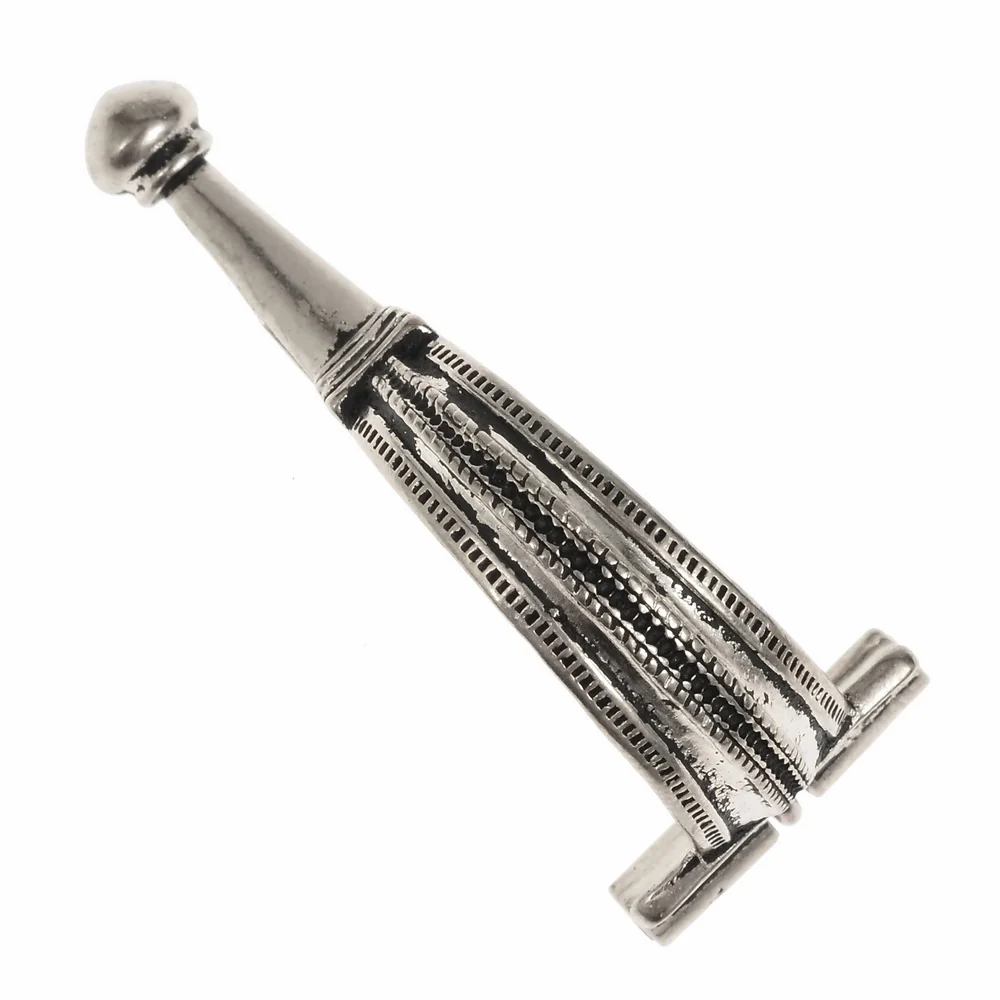 Romeinse Aucissa-fibula, verzilverd brons - Image 4