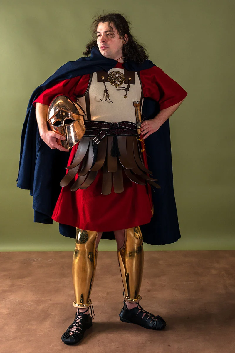 Leren ijzertijdsandalen zwart - Image 8