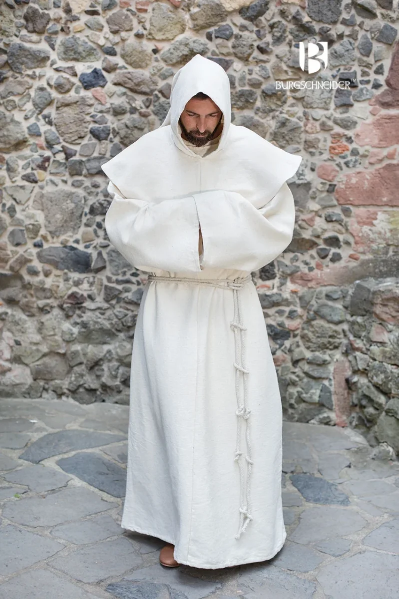 Cisterciënzer habijt monnikspij, crème - Image 3