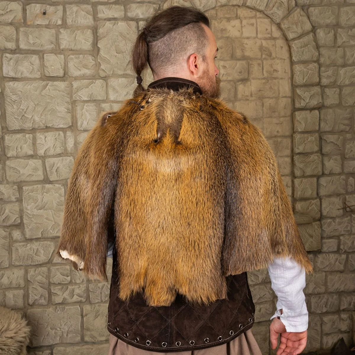 Bontkraag Leif, bruin - Image 5