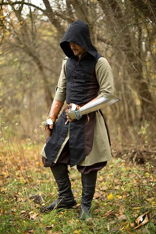 Mouwloze jas Assassins Creed, bruin-zwart - Image 4