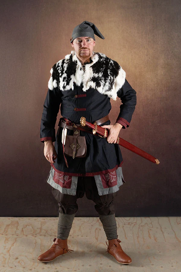 Bont kraag Tyra, crème - Image 4