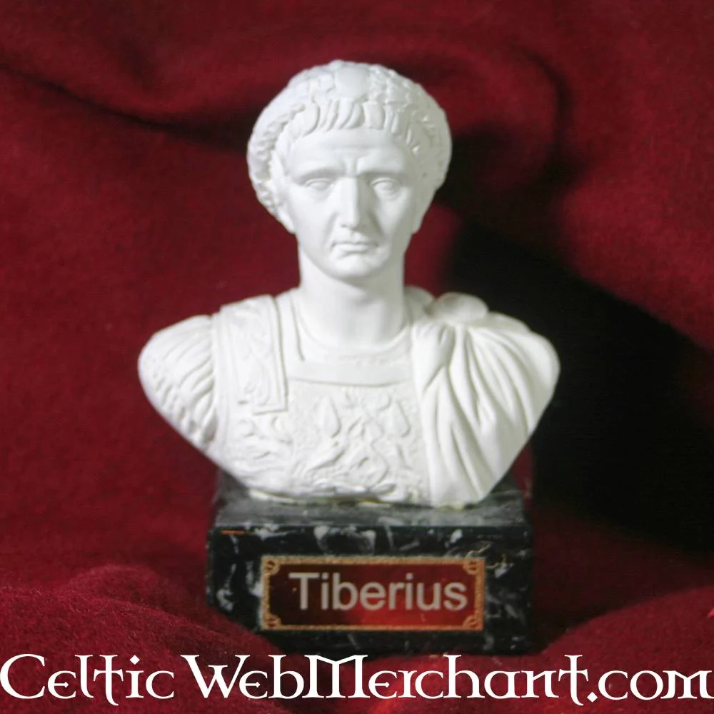Buste keizer Tiberius Claudius Nero - Image 5