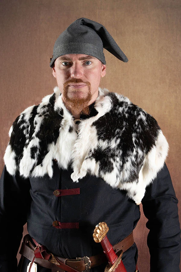 Bont kraag Tyra, crème - Image 2