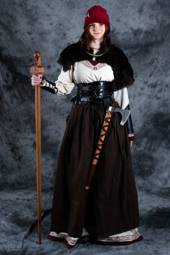 Anna rok, Bruin - Image 4