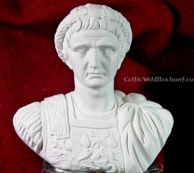 Buste keizer Tiberius Claudius Nero - Image 2