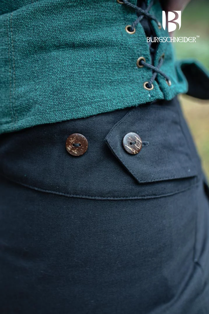 Dames broek Kerga, zwart - Image 3