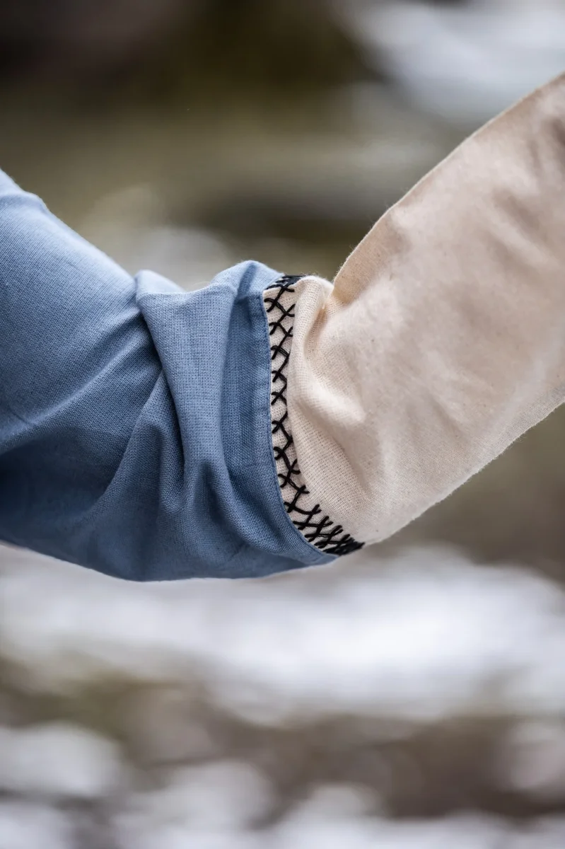 Viking jurk Lagertha, blauw - Image 5