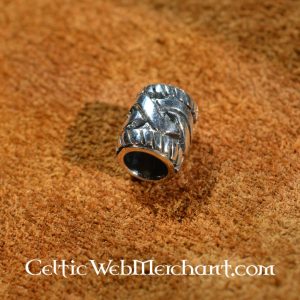 Baardkraal met Keltische knoop, sterling zilver