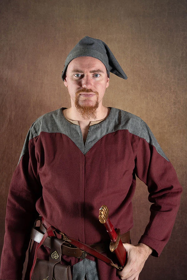 Viking muts Toki, grijs, wolmix - Image 6