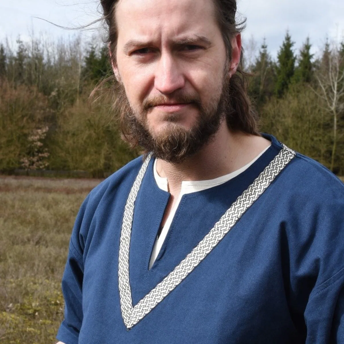 Birkatuniek Knut, korte mouwen, blauw - Image 6