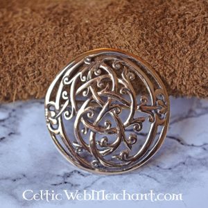 Bronzen Urnesstijl Vikingbroche, messing