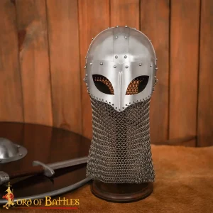 10e eeuwse Viking brilhelm met maliën, 1.6 mm